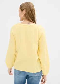 Blouse ample en gaze de coton