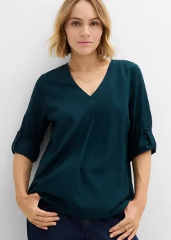 Blouse ample en viscose fluide