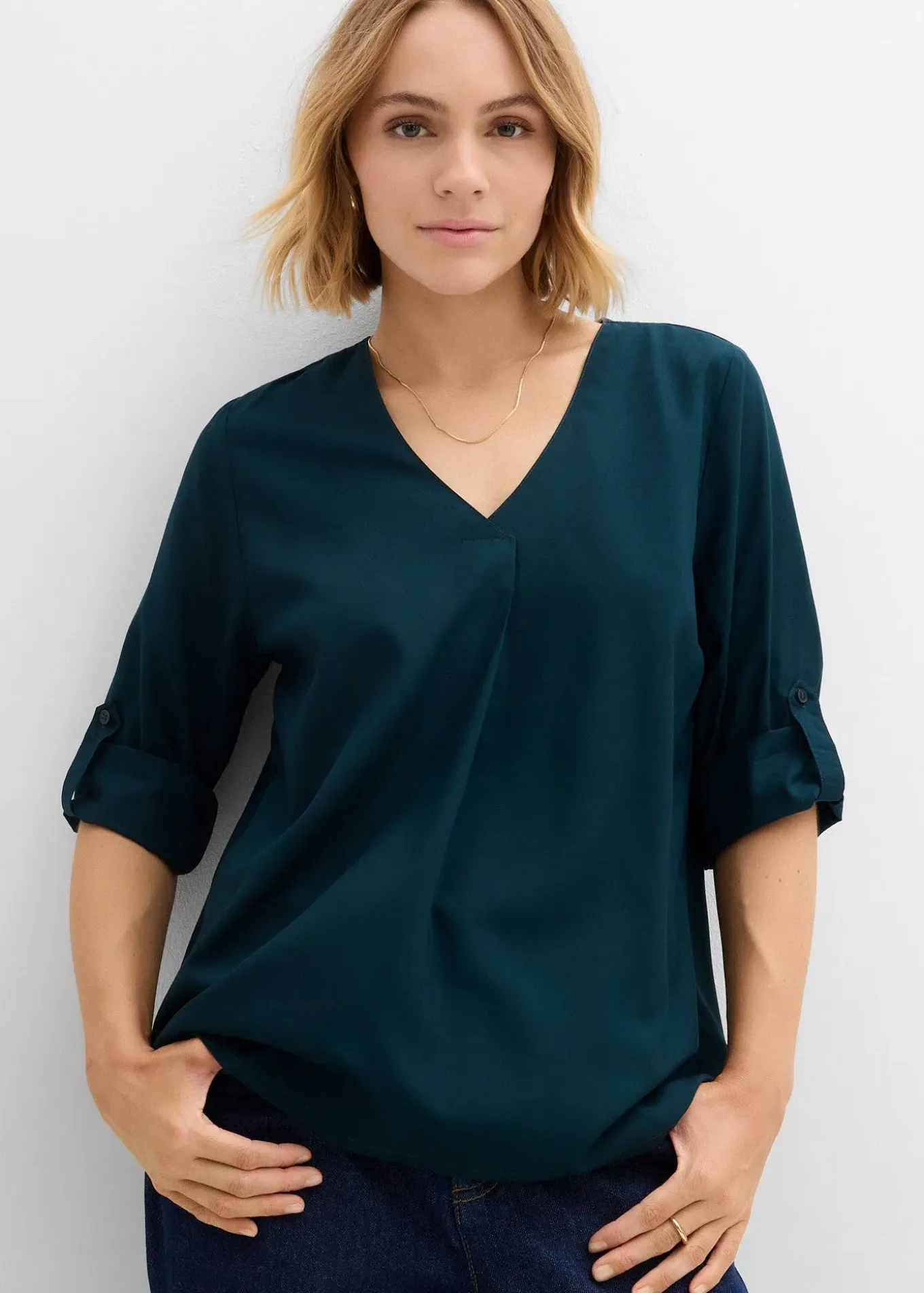 Blouse ample en viscose fluide