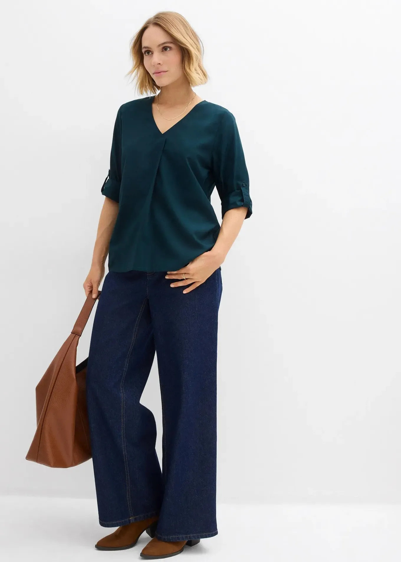 Blouse ample en viscose fluide
