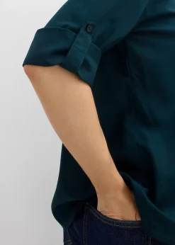 Blouse ample en viscose fluide