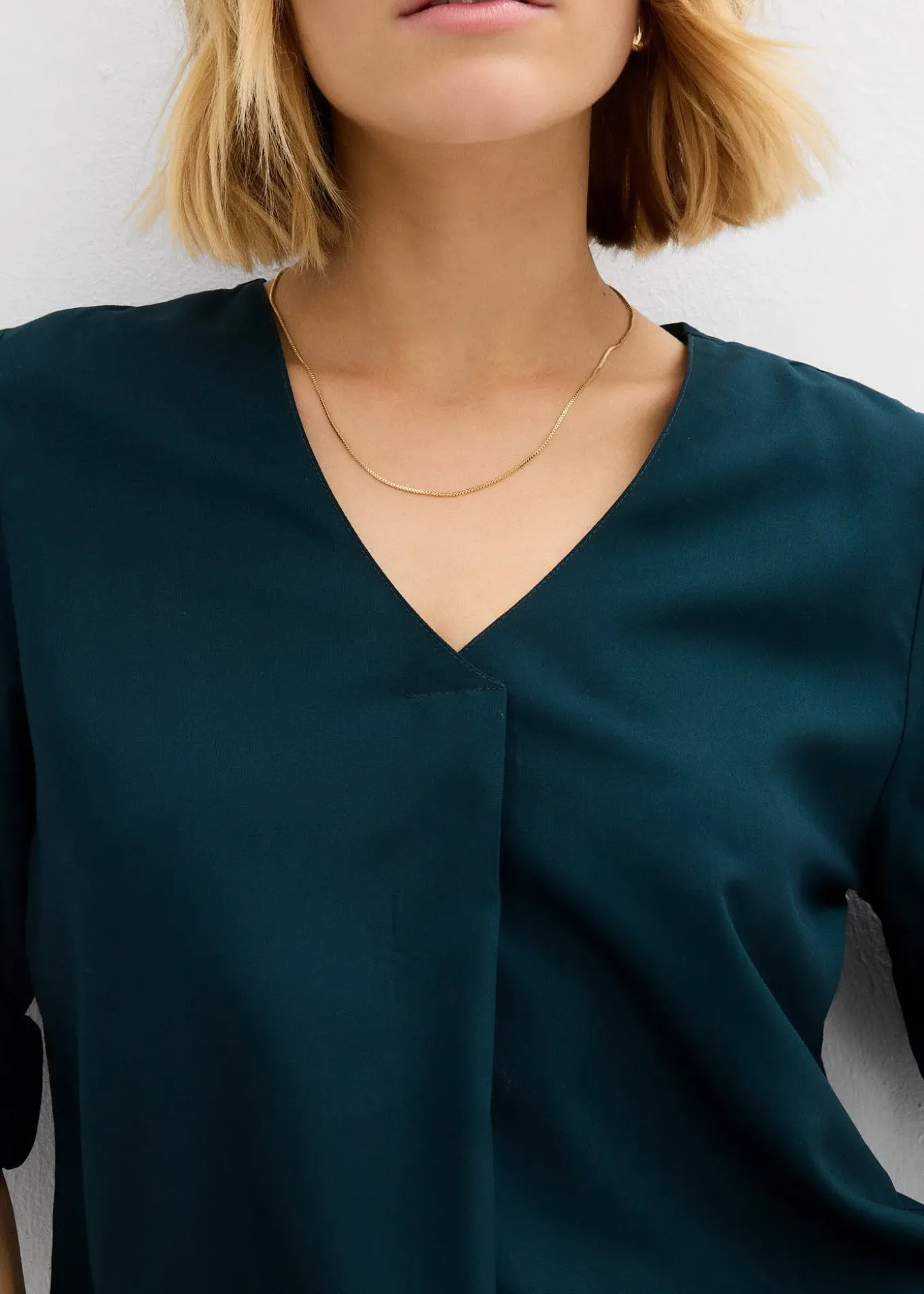 Blouse ample en viscose fluide