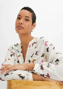 Blouse ample en viscose fluide