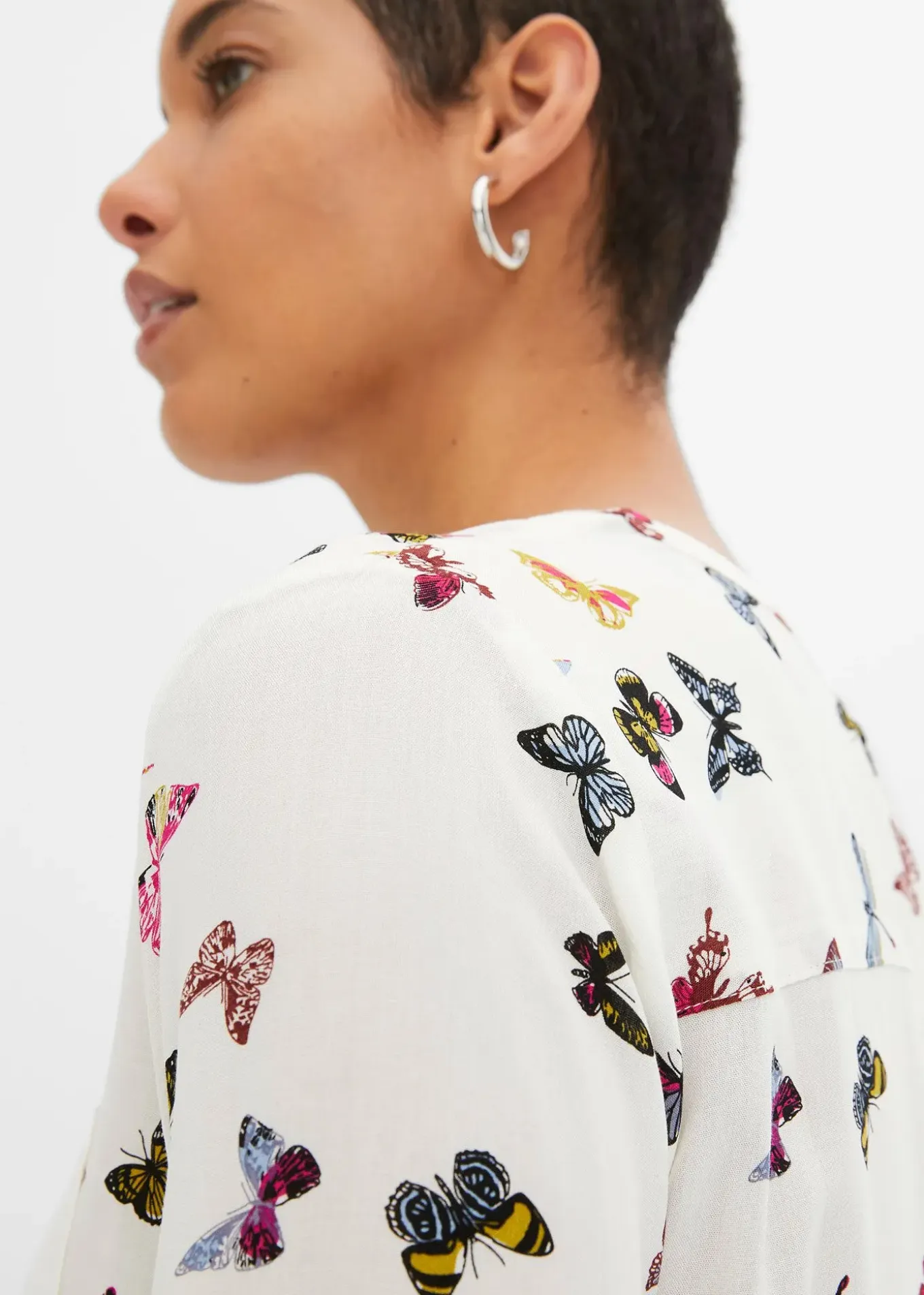 Blouse ample en viscose fluide