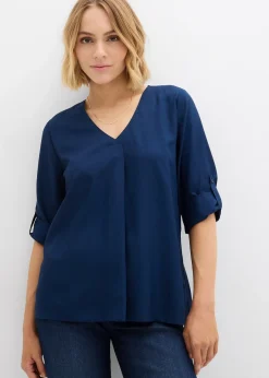 Blouse ample en viscose fluide