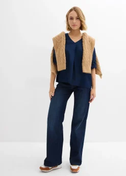 Blouse ample en viscose fluide