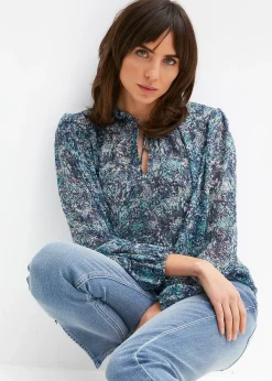 Blouse avec lien à l’encolure