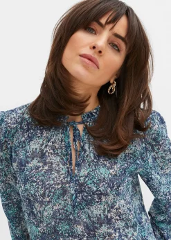 Blouse avec lien à l’encolure