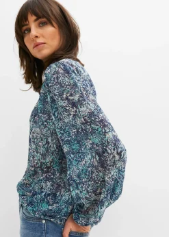 Blouse avec lien à l’encolure