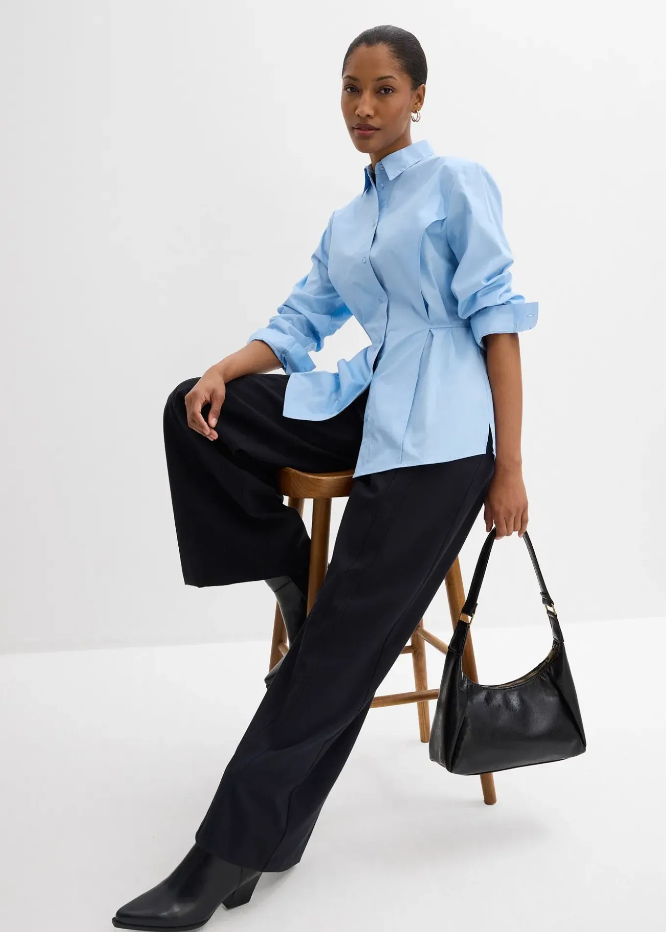 Blouse avec lien à nouer