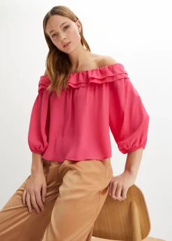 Blouse Carmen en polyester