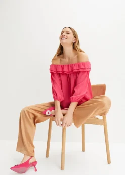 Blouse Carmen en polyester