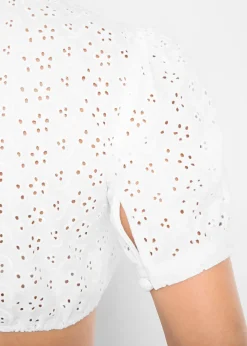 Blouse de Dirndl en broderie anglaise