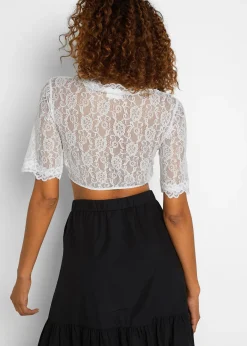 Blouse de dirndl en dentelle