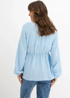 Blouse de grossesse en gaze de coton