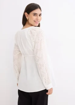 Blouse de grossesse en gaze de coton