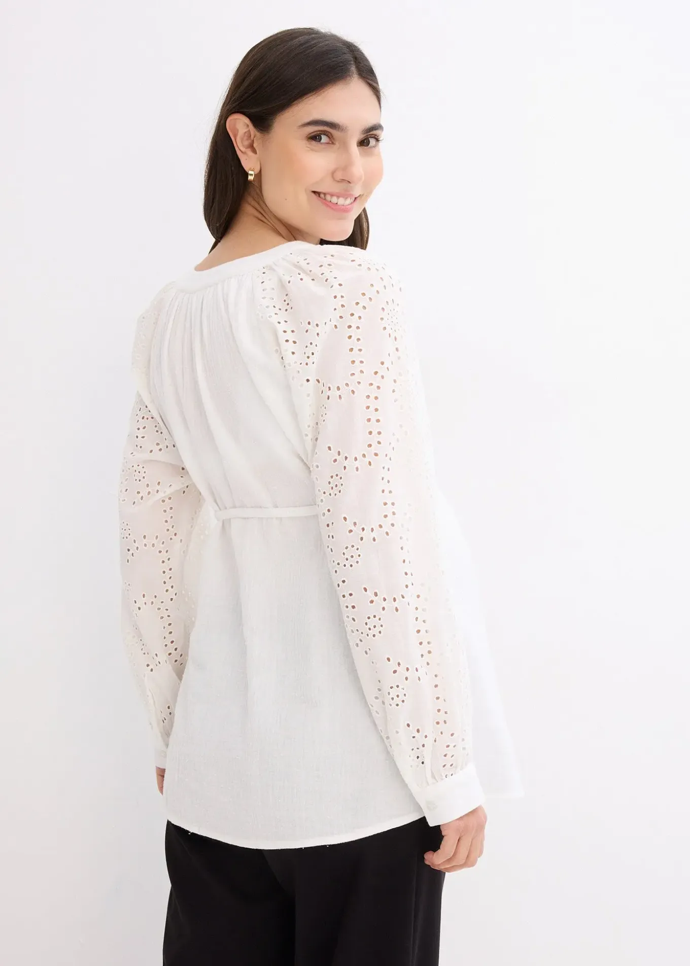 Blouse de grossesse en gaze de coton