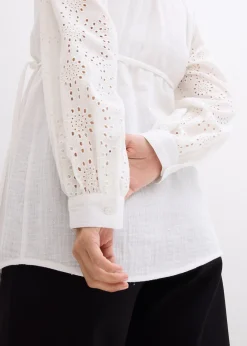 Blouse de grossesse en gaze de coton