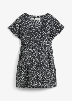 Blouse de grossesse et d'allaitement en viscose fluide