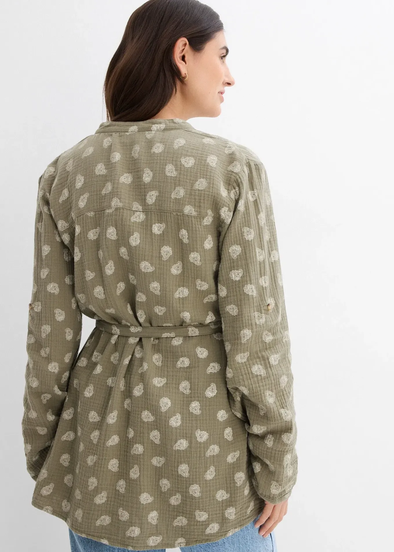 Blouse de grossesse et d’allaitement en gaze 100% coton