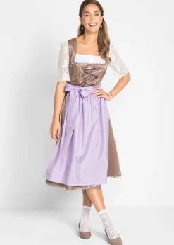 Blouse Dirndl avec manches en dentelle