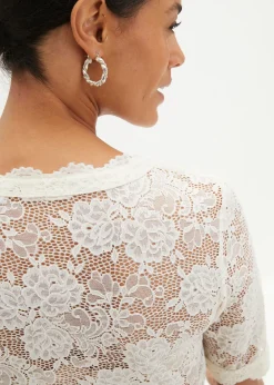 Blouse Dirndl en dentelle avec bouton