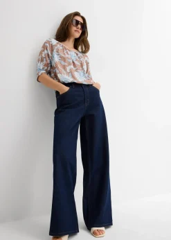 Blouse en fine viscose mélangée