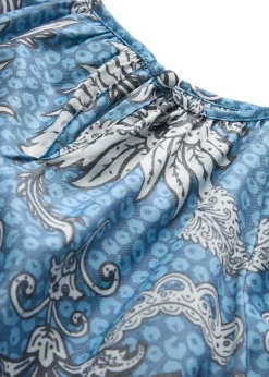 Blouse en fine viscose mélangée