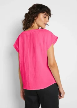 Blouse en gaze 100% coton