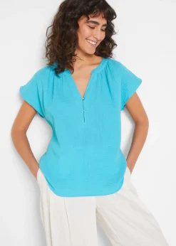 Blouse en gaze 100% coton