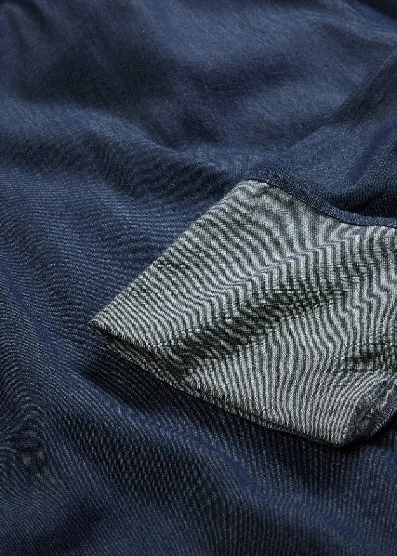 Blouse en jean à manches amples