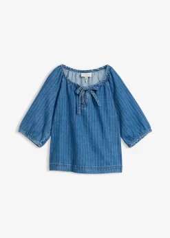 Blouse en jean, coton