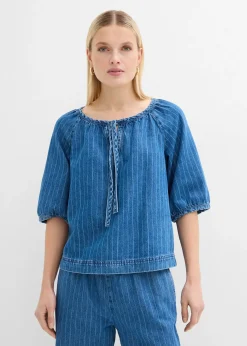Blouse en jean, coton