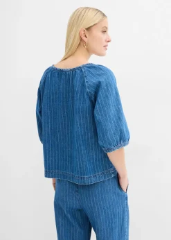 Blouse en jean, coton