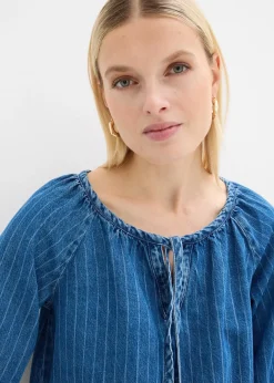 Blouse en jean, coton