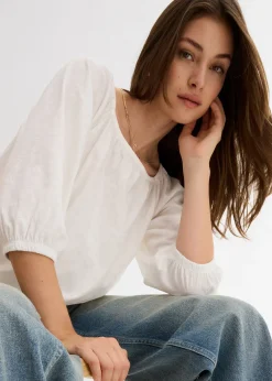 Blouse en jersey 100% coton