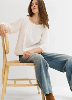 Blouse en jersey 100% coton