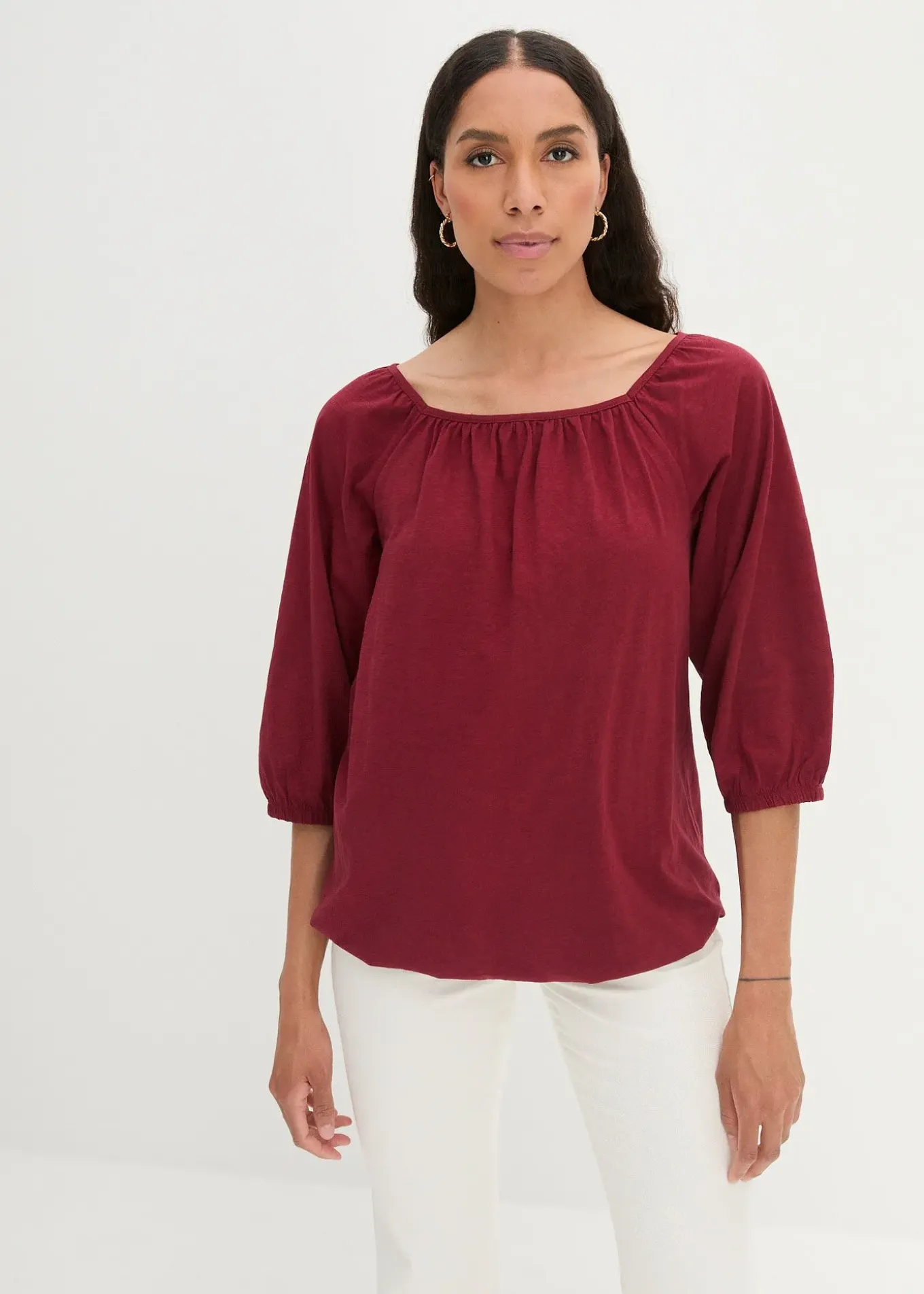Blouse en jersey 100% coton