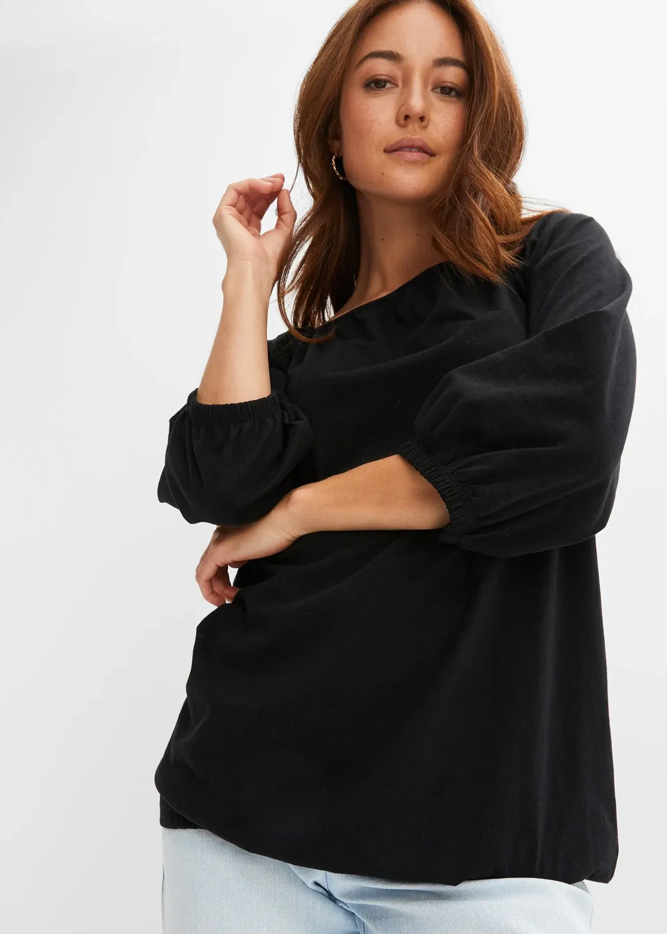 Blouse en jersey 100% coton