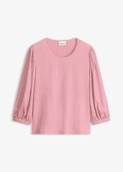 Blouse en jersey crêpe texturé