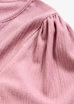 Blouse en jersey crêpe texturé