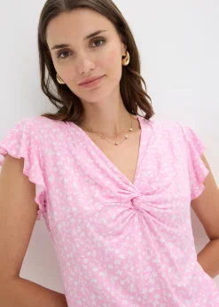 Blouse en jersey viscose extensible