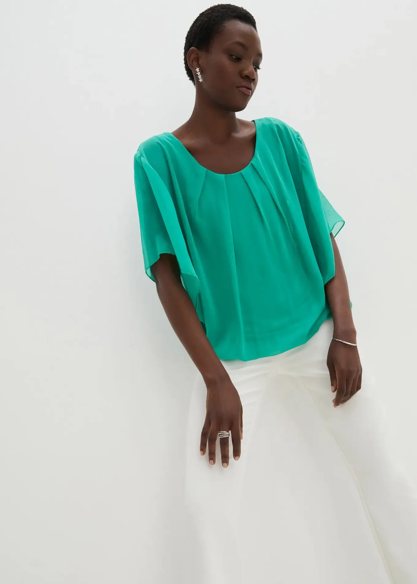 Blouse en mousseline