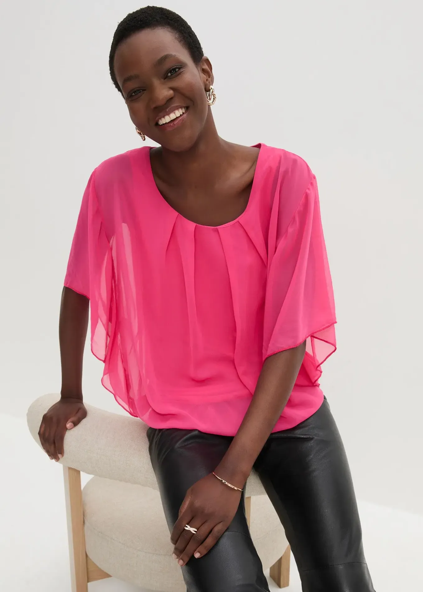 Blouse en mousseline