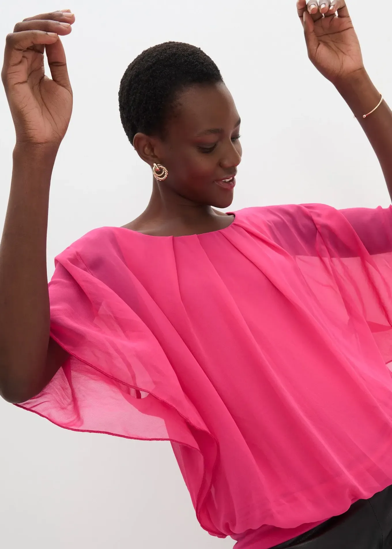 Blouse en mousseline