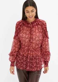 Blouse en mousseline