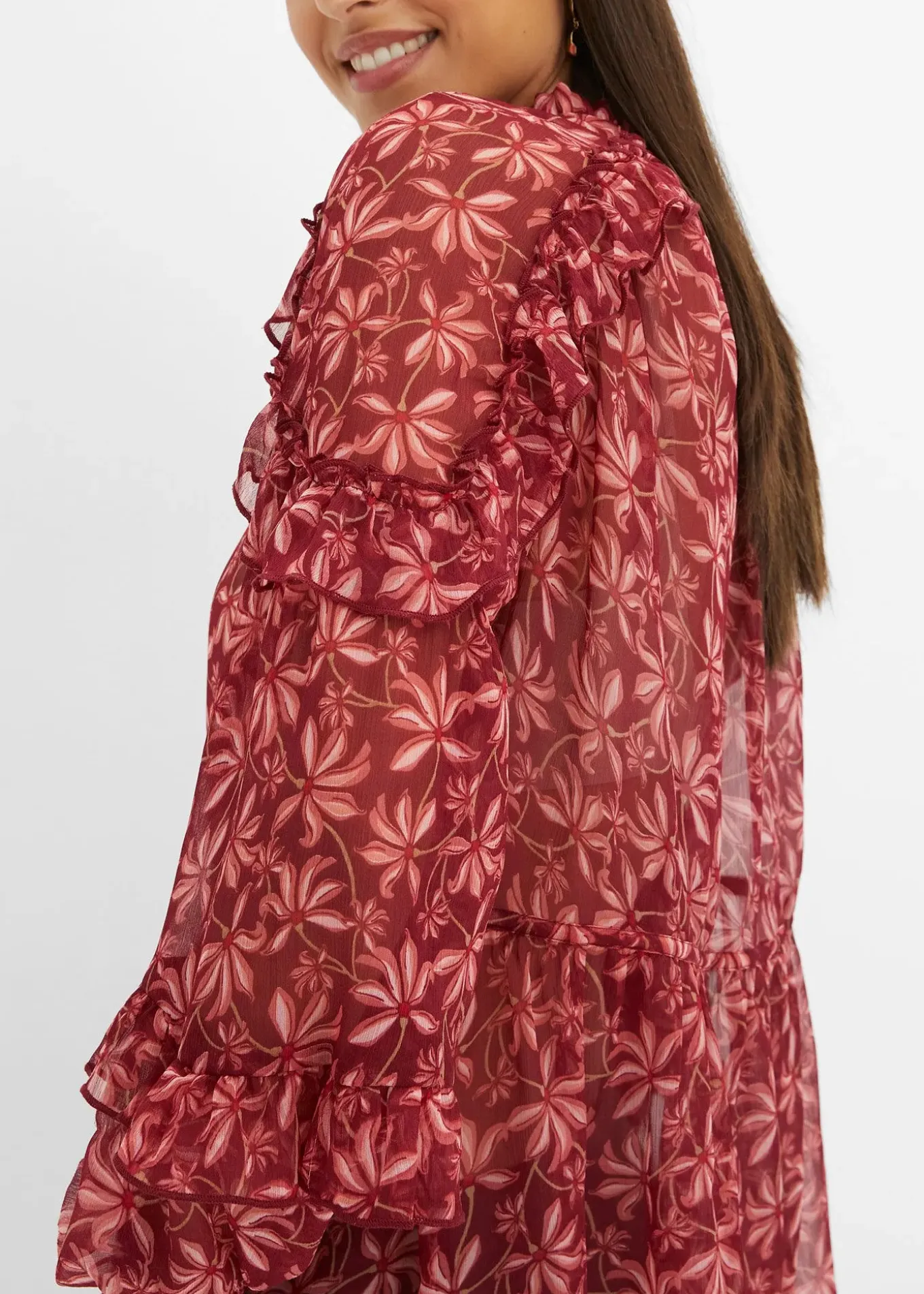 Blouse en mousseline