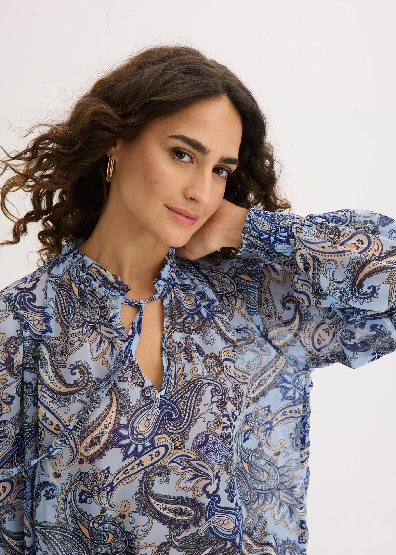 Blouse en mousseline