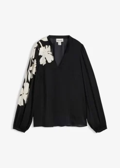 Blouse en mousseline imprimée