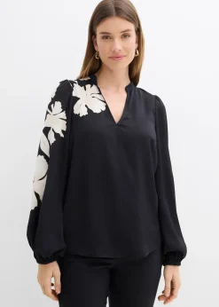 Blouse en mousseline imprimée